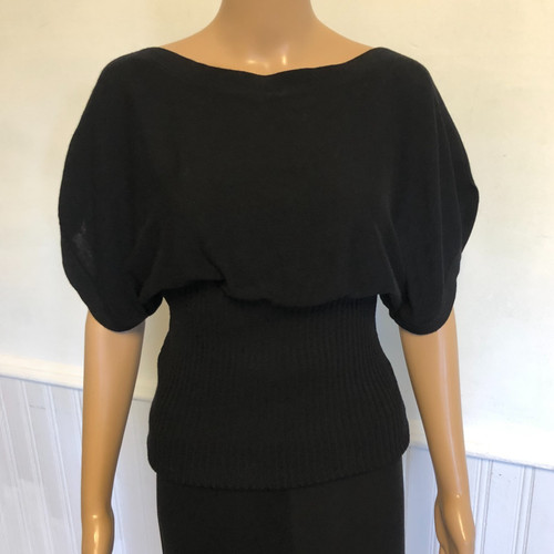Belldini solid black sweater - solid,
